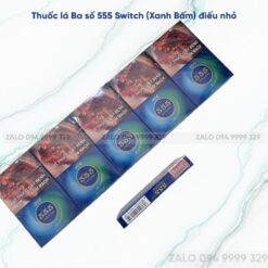 Thuốc lá 555 bấm dẹp